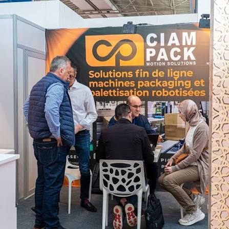 Banner CIAM PACK / France / Conveyor systems and automated end-of-line packaging solutions