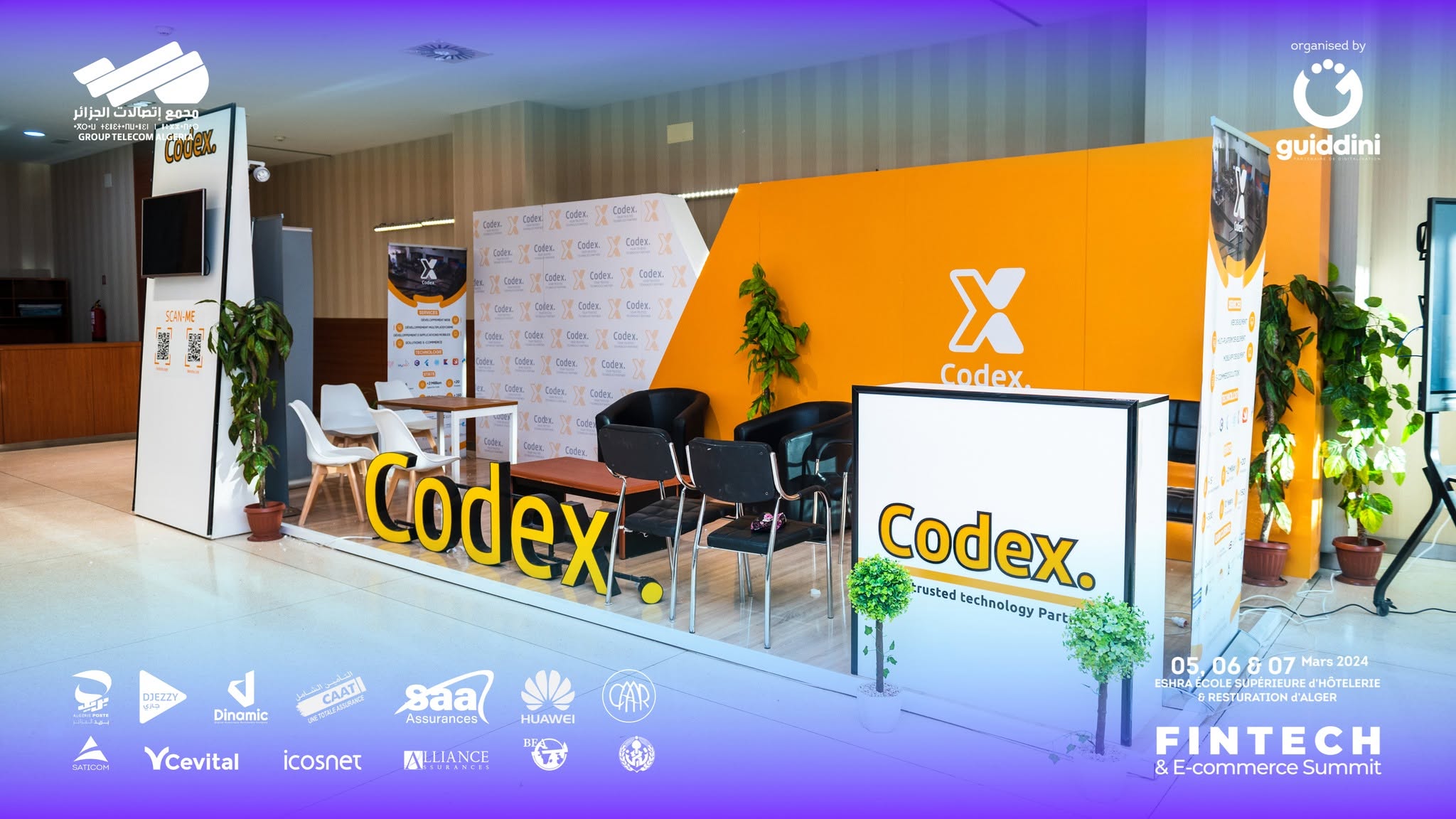 Banner CODEX / Algeria / Software Development, Digital Solutions and IT Services