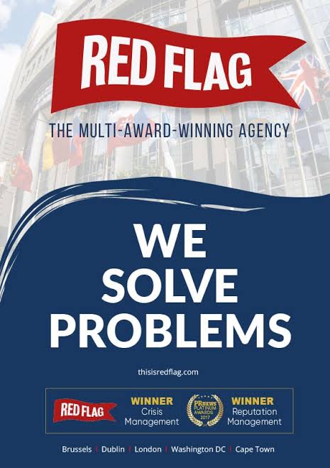 Banner Red Flag Global/belgique/business