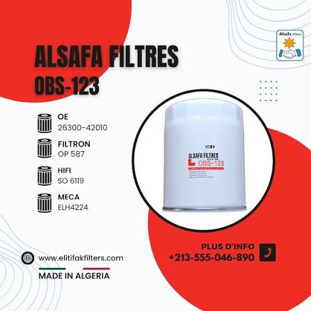 Banner SARL Alsafa Filtres / El Itifak/algeria